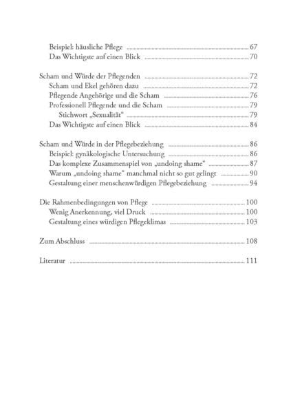 Produktbild: Scham und W&uuml;rde in der Pflege