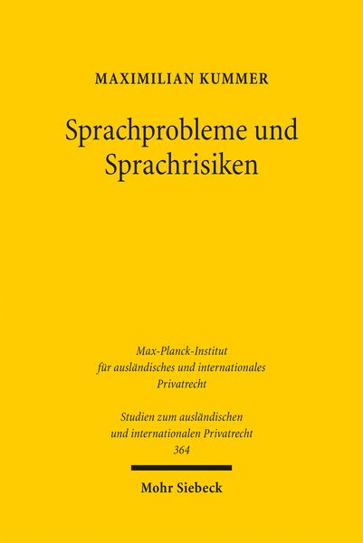 Produktbild: Sprachprobleme und Sprachrisiken
