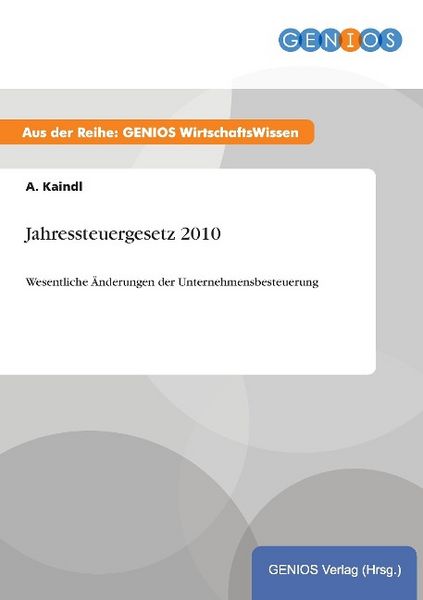 Produktbild: Jahressteuergesetz 2010