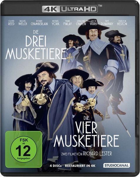 Produktbild: Die Musketiere - Einer f&uuml;r Alle - Alle f&uuml;r einen! (2 4K Ultra HDs) ( + 2 Blu-rays)