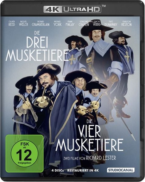 Die Musketiere - Einer für Alle - Alle für einen! (2 4K Ultra HDs) ( + 2 Blu-rays), Blu-ray 4K