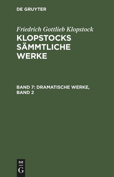 Produktbild: Dramatische Werke, Band 2
