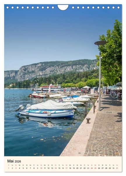 Produktbild: GARDASEE Orte am bezaubernden Ostufer (Wandkalender 2026 DIN A4 hoch), CALVENDO Monatskalender
