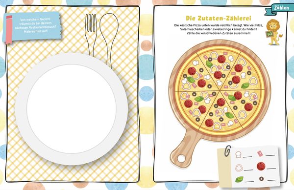 Produktbild: Achtung! - L&ouml;we im Spinat: Das Restaurant-Mitmachbuch