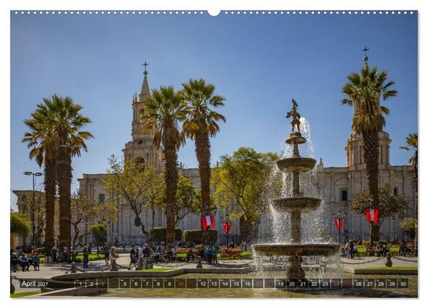 Produktbild: Peru - Traumreise durch das Land der Inka (hochwertiger Premium Wandkalender 2027 DIN A2 quer), Kunstdruck in Hochglanz
