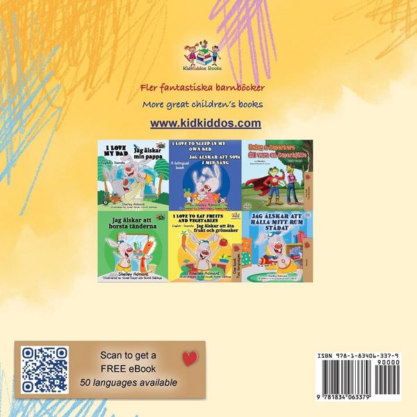 Produktbild: Words in Pictures - My Day (Swedish English Bilingual Children's Book)