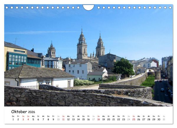 Produktbild: Jakobsweg - Camino Primitivo (Wandkalender 2026 DIN A4 quer), CALVENDO Monatskalender