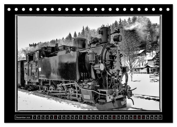 Produktbild: Die Pre&szlig;nitztalbahn (Tischkalender 2026 DIN A5 quer), CALVENDO Monatskalender