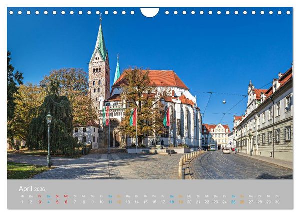Produktbild: Augsburg - Stadt der Renaissance (Wandkalender 2026 DIN A4 quer), CALVENDO Monatskalender