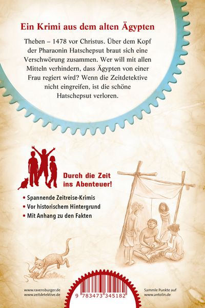 Produktbild: Die Zeitdetektive, Band 1: Verschw&ouml;rung in der Totenstadt