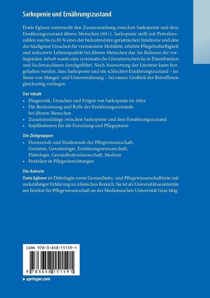 Produktbild: Sarkopenie und Ern&auml;hrungszustand