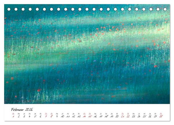 Produktbild: Mohnwiesen (Tischkalender 2026 DIN A5 quer), CALVENDO Monatskalender