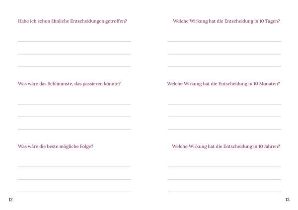 Produktbild: Schritt f&uuml;r Schritt zu deiner Entscheidung