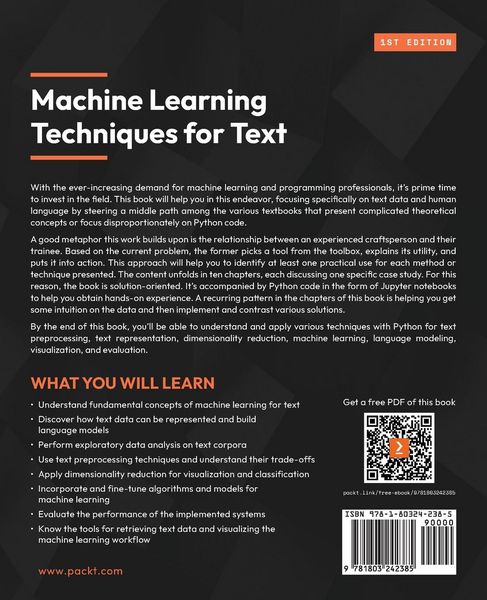 Produktbild: Machine Learning Techniques for Text