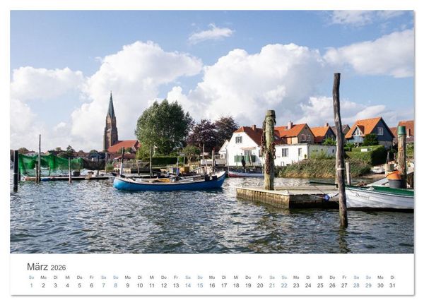 Produktbild: Fischersiedlung Holm an der Schlei (hochwertiger Premium Wandkalender 2026 DIN A2 quer), Kunstdruck in Hochglanz