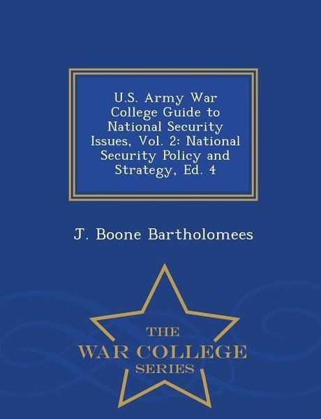 Produktbild: U.S. Army War College Guide to National Security Issues, Vol. 2