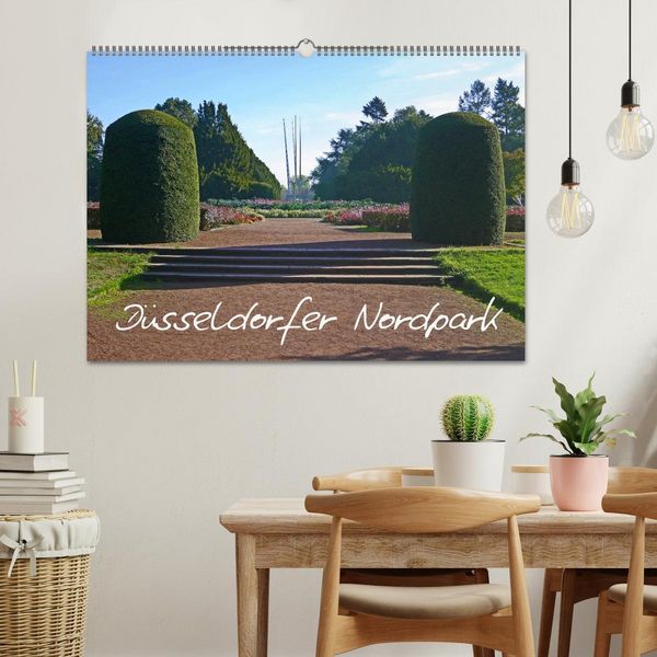 Produktbild: D&uuml;sseldorfer Nordpark (Wandkalender 2026 DIN A2 quer), CALVENDO Monatskalender
