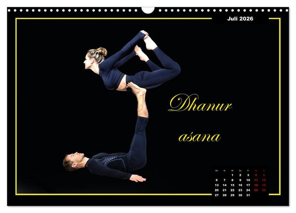 Produktbild: Yoga - Asana (Wandkalender 2026 DIN A3 quer), CALVENDO Monatskalender
