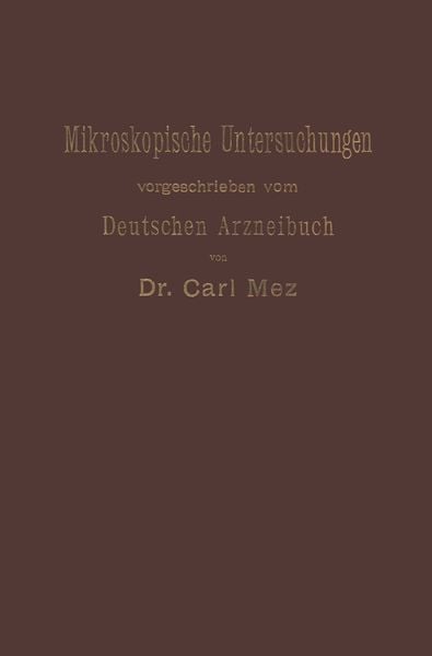 Produktbild: Mikroskopische Untersuchungen