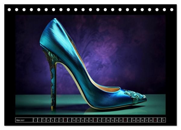 Produktbild: high heel verf&uuml;hrerisch sch&ouml;n (Tischkalender 2027 DIN A5 quer), CALVENDO Monatskalender