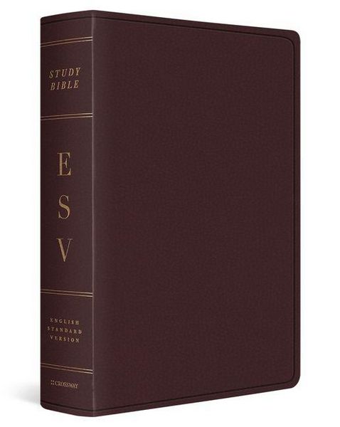Produktbild: ESV Study Bible, Large Print (Bonded Leather, Burgundy)