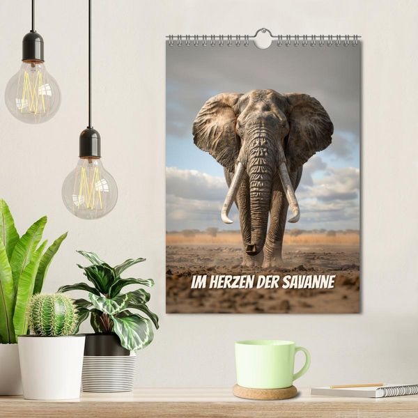 Produktbild: Im Herzen der Savanne (Wandkalender 2026 DIN A4 hoch), CALVENDO Monatskalender