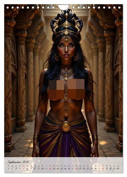 Produktbild: G&ouml;ttinnen der &Auml;gypter (Wandkalender 2027 DIN A4 hoch), CALVENDO Monatskalender