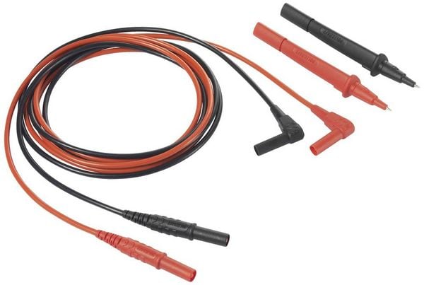 Produktbild: VOLTCRAFT VC801 Messleitung Stecker 4mm Pr&uuml;fspitze 1.5m Schwarz-Rot 1St.