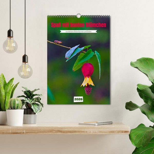 Produktbild: Spa&szlig; mit bunten Bl&uuml;mchen (Wandkalender 2026 DIN A3 hoch), CALVENDO Monatskalender