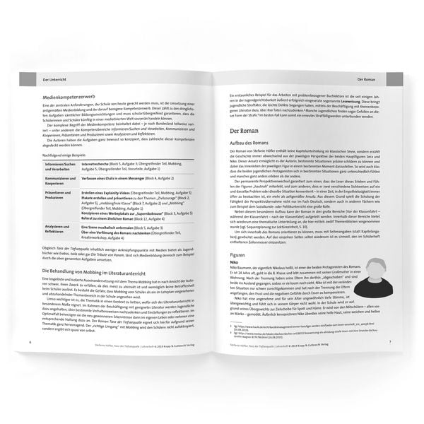 Produktbild: Tanz der Tiefseequalle &ndash; Stefanie H&ouml;fler &ndash; Lehrerheft