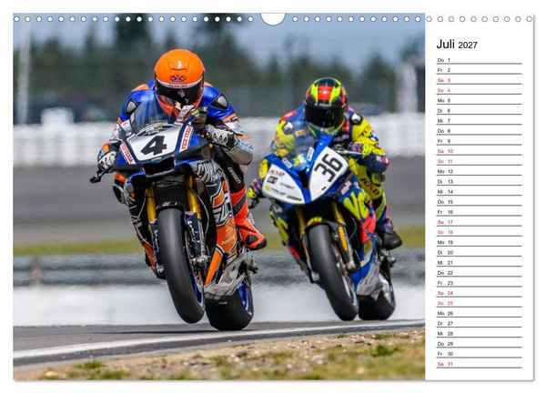 Produktbild: Faszination Superbikes (Wandkalender 2027 DIN A3 quer), CALVENDO Monatskalender
