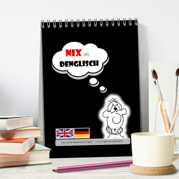 Produktbild: Nix als DENGLISCH (Tischkalender 2026 DIN A5 hoch), CALVENDO Monatskalender