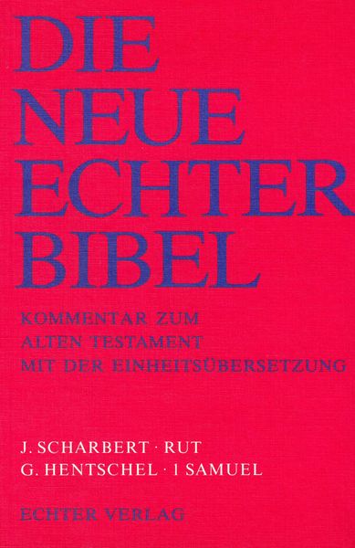 Produktbild: Die Neue Echter-Bibel. Kommentar / Kommentar zum Alten Testament mit Einheits&uuml;bersetzung / Rut /1 Samuel