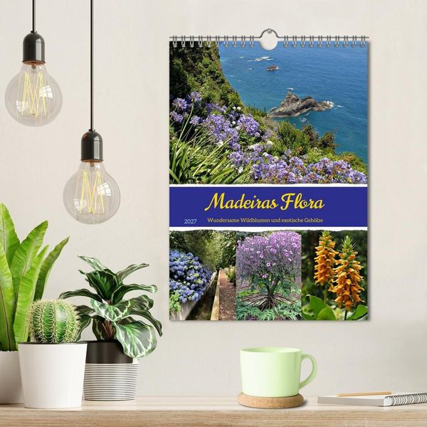 Produktbild: Madeiras Flora. Wundersame Wildblumen und exotische Geh&ouml;lze (Wandkalender 2027 DIN A4 hoch), CALVENDO Monatskalender