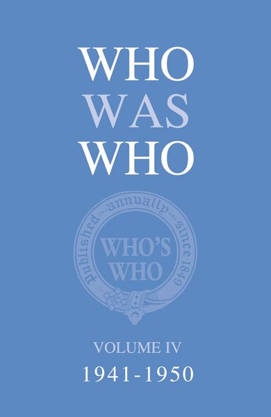 Produktbild: Who Was Who, Volume IV