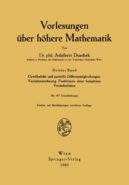 Produktbild: Vorlesungen über höhere Mathematik