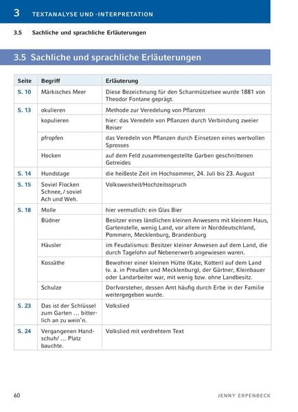 Heimsuchung Jenny Erpenbeck Kapitel Zusammenfassung 'Heimsuchung von Jenny Erpenbeck - Textanalyse und Interpretation
