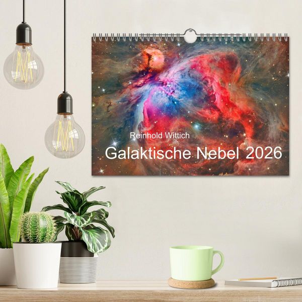 Produktbild: Galaktische Nebel (Wandkalender 2026 DIN A4 quer), CALVENDO Monatskalender