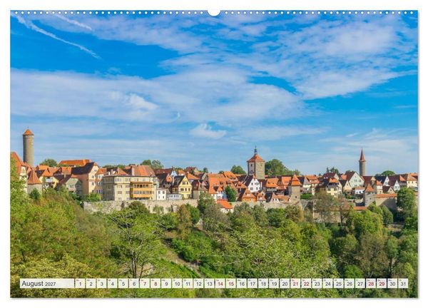 Produktbild: Ein Spaziergang durch Rothenburg ob der Tauber (Wandkalender 2027 DIN A2 quer), CALVENDO Monatskalender