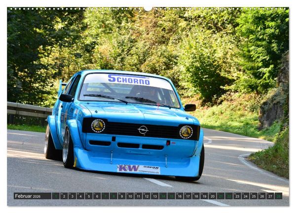 Produktbild: OLDTIMER BERGRENNEN - OPEL AM START (hochwertiger Premium Wandkalender 2026 DIN A2 quer), Kunstdruck in Hochglanz