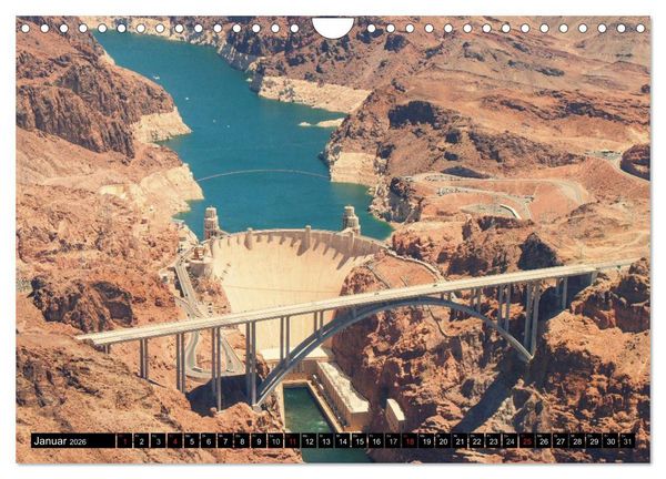 Produktbild: Der Hoover Staudamm (Wandkalender 2026 DIN A4 quer), CALVENDO Monatskalender