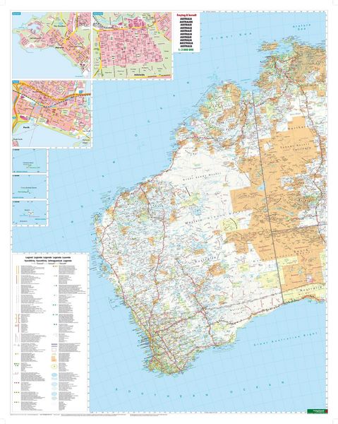 Produktbild: freytag & berndt Stra&szlig;enkarte Australien 1:3 Mio.
