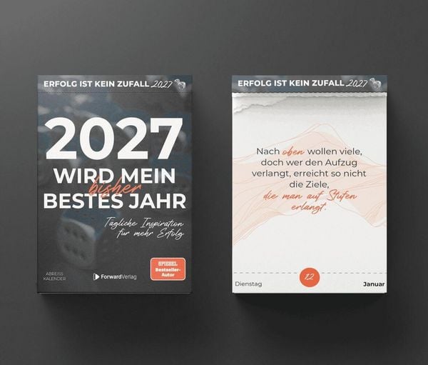 Produktbild: Abrei&szlig;kalender 2027 - Erfolg ist kein Zufall