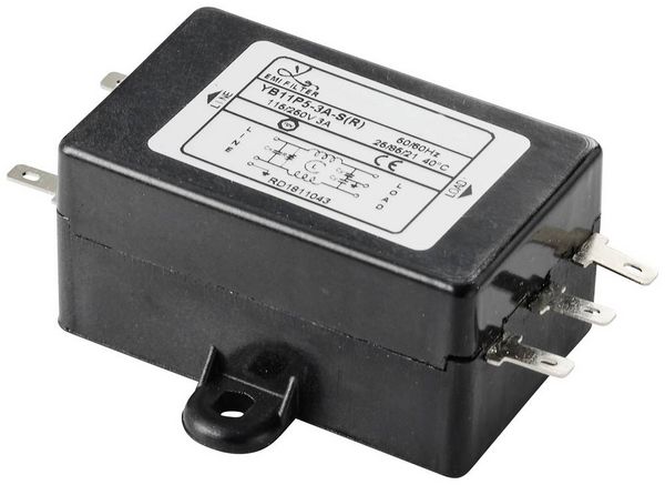 TRU COMPONENTS TC-10101424 Entstörfilter 250 V/AC 3 A 2.5 mH (L x B x H) 68 x 50 x 25.5 mm 1 St.