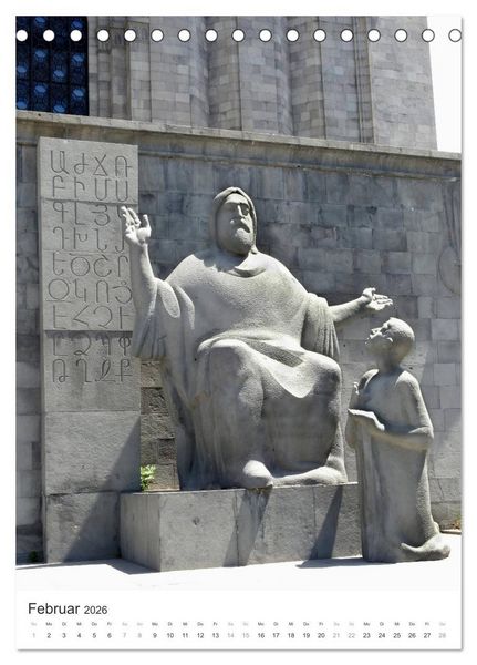 Produktbild: Armenien KULT.P - Kultur - Kl&ouml;ster - Landschaften - Seidenstra&szlig;e (Tischkalender 2026 DIN A5 hoch), CALVENDO Monatskalender