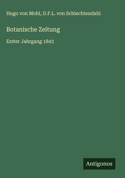 Produktbild: Botanische Zeitung