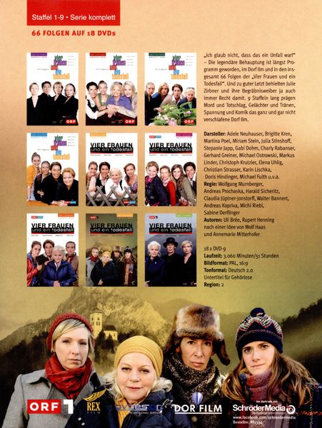 Produktbild: Vier Frauen und ein Todesfall 1-9 [18 DVDs]