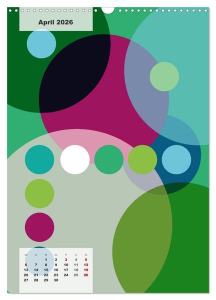 Produktbild: Geometrical ART (Wandkalender 2026 DIN A3 hoch), CALVENDO Monatskalender