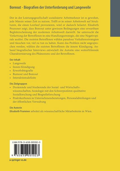 Produktbild: Boreout - Biografien der Unterforderung und Langeweile