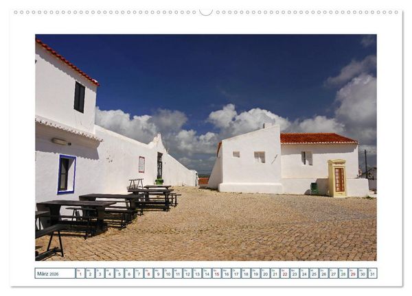 Produktbild: Portugal. Die Algarve zwischen Faro und Castro Marim (hochwertiger Premium Wandkalender 2026 DIN A2 quer), Kunstdruck in Hochglanz